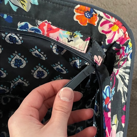 Vera Bradley Gray Floral Tote - Picture 5 of 5